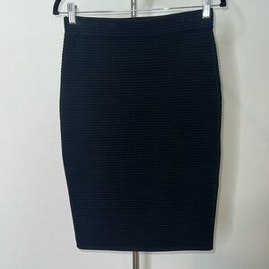 T by Alexander Wang Ribbed Pencil Skirt